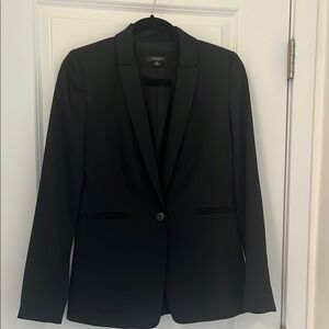 Ann Taylor Black Blazer Tailored Suit Jacket